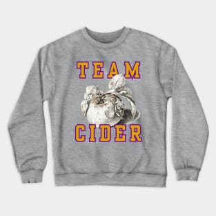 Team Cider! Classic Purple and Gold Style Crewneck Sweatshirt